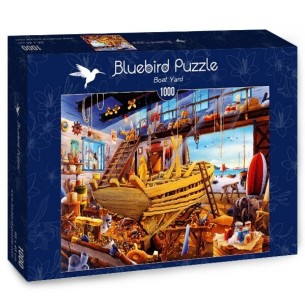 PUZZLE 1000 pcs - Estaleiro Naval - BLUEBIRD