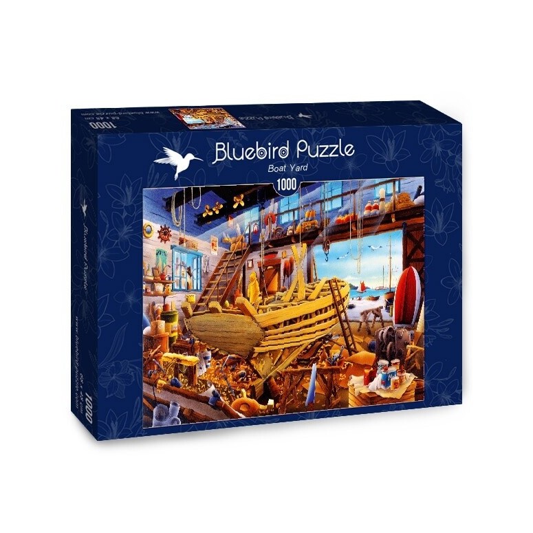 PUZZLE 1000 pcs - Estaleiro Naval - BLUEBIRD