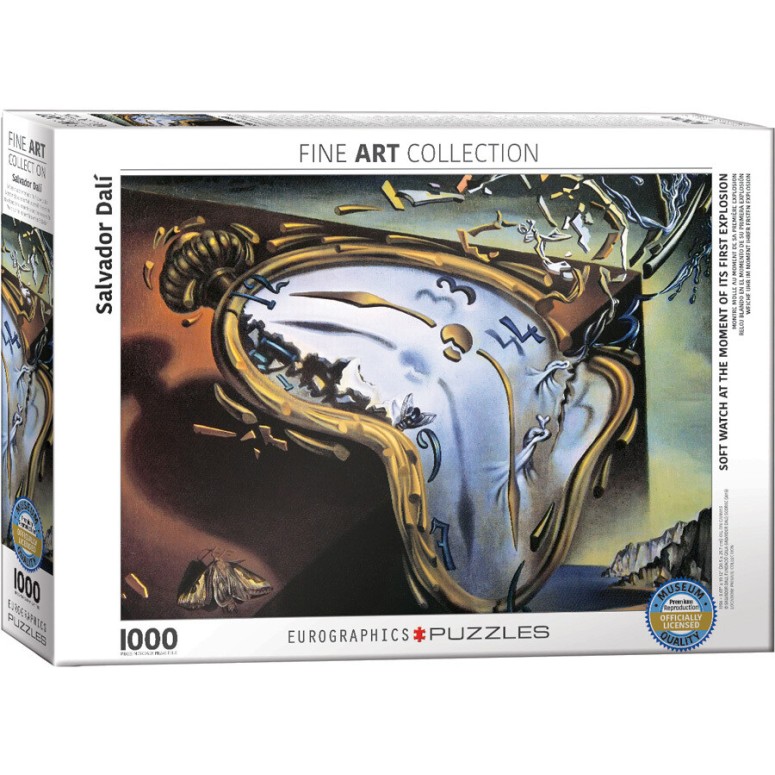 PUZZLE 1000 pcs Melting Clocks - Salvador Dalí - Eurographics