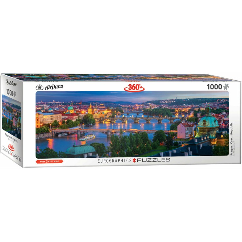 PUZZLE 1000 pcs Panoramic - Praga - Eurographics