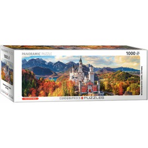 PUZZLE 1000 pcs Panoramic - Neuschwanstein no Outono - Eurographics