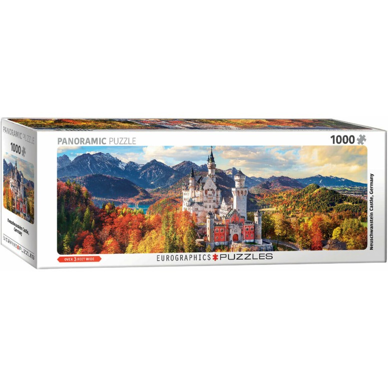 PUZZLE 1000 pcs Panoramic - Neuschwanstein no Outono - Eurographics