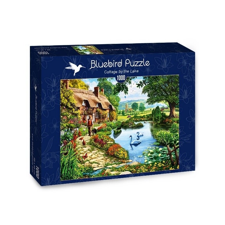 PUZZLE 1000 pcs - Cottage by the Lake - BLUEBIRD