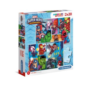PUZZLE Super Hero - Marvel 2x20 pcs - CLEMENTONI