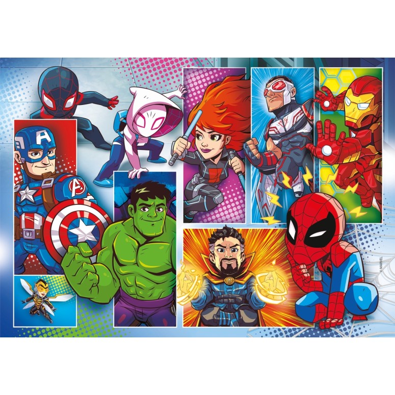 Marvel Super Hero puzzle 2x20pcs 2x60pcs