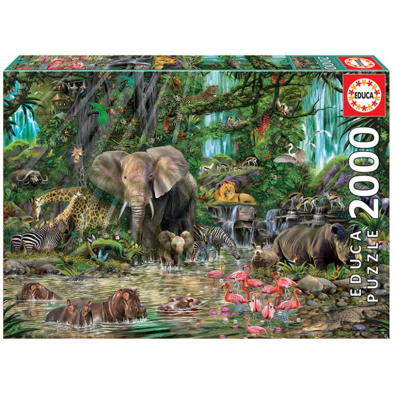 PUZZLE 2000 pcs - Selva Africana - EDUCA