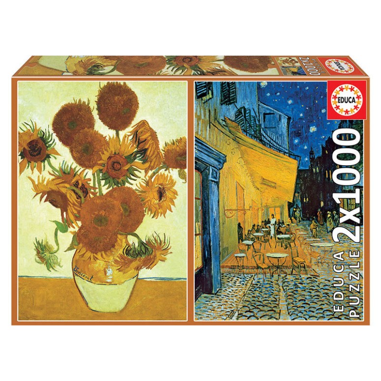 PUZZLE 2x1000 pcs Vincent Can Gogh - EDUCA