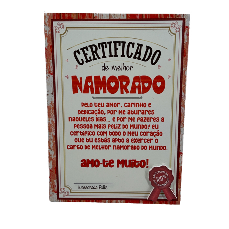 Moldura namorados em madeira
