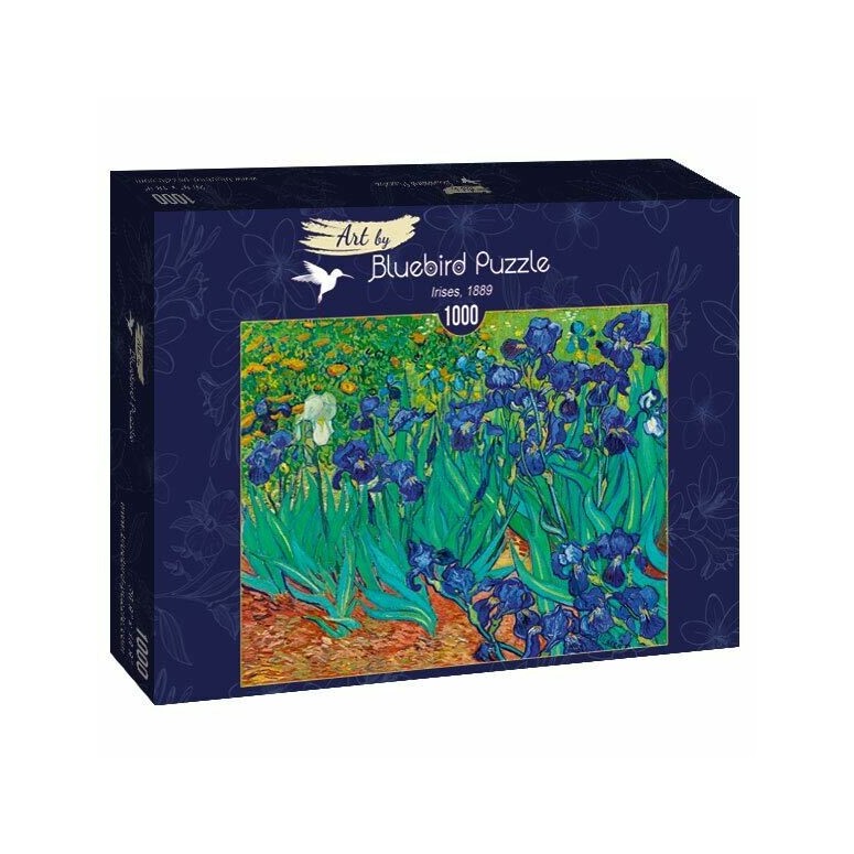 PUZZLE 1000 pcs - Irises, 1889 - BLUEBIRD