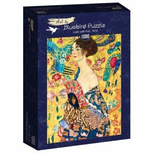 PUZZLE 1000 pcs - Gustave Klimt - Lady with Fan 1918 - BLUEBIRD