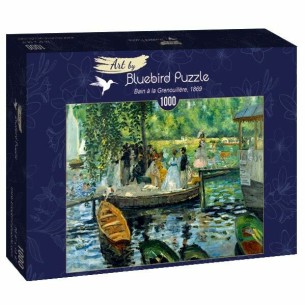 PUZZLE 1000 pcs - Renoir - La Grenouillère 1869 - BLUEBIRD