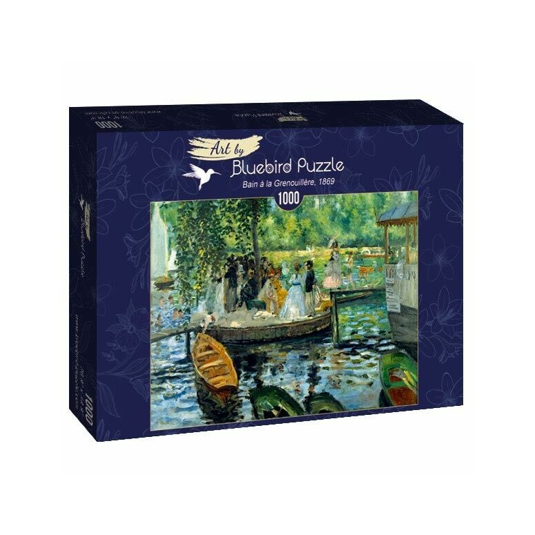 PUZZLE 1000 pcs - Renoir - La Grenouillère 1869 - BLUEBIRD