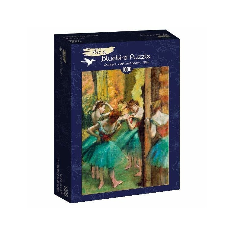 PUZZLE 1000 pcs - Degas, Dancers, Pink and Green, 1890 - BLUEBIRD