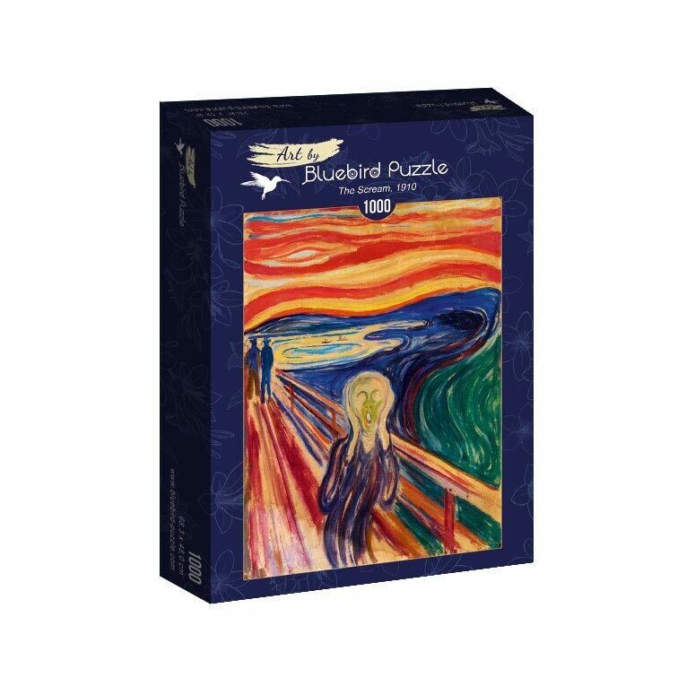 PUZZLE 1000 pcs - Munch - The Scream, 1910 - BLUEBIRD
