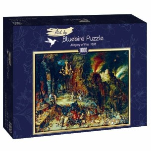 PUZZLE 1000 pcs - Jan Brueghel the Elder - The Allegory of Fire, 1608 - BLUEBIRD