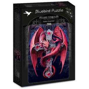 PUZZLE 2000 pcs - Guardião Gótico - Anne Stokes - BLUEBIRD