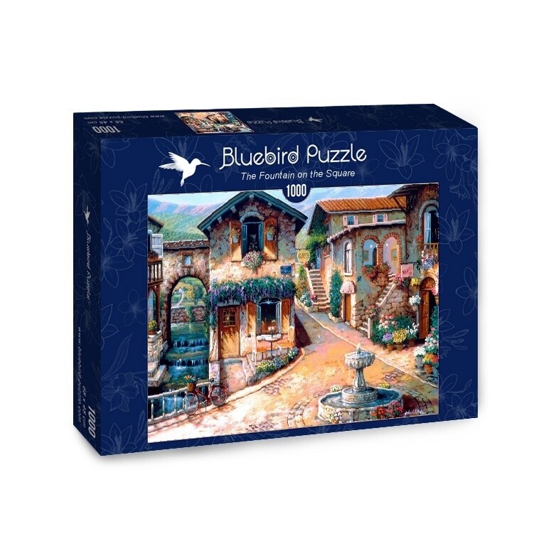 PUZZLE 1000 pcs - Fonte na Praça - BLUEBIRD