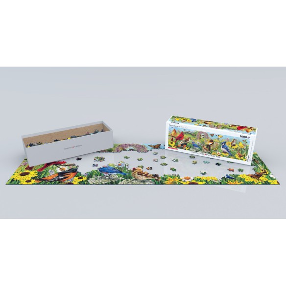 PUZZLE 1000 pcs Pássaros de Jardim - Eurographics-1