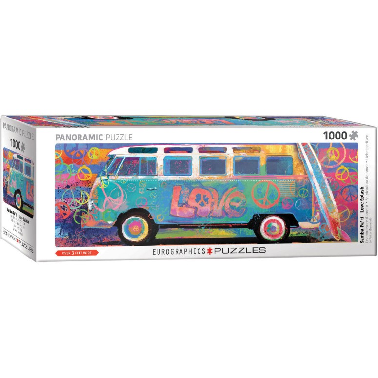 PUZZLE 1000 pcs Panoramic- Love Splash - Eurographics