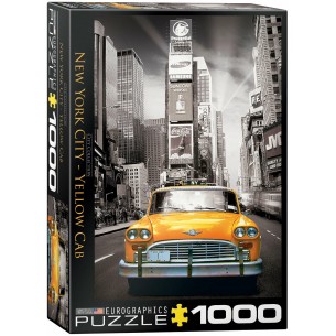 PUZZLE 1000 pcs New York Yellow Cab - Eurographics