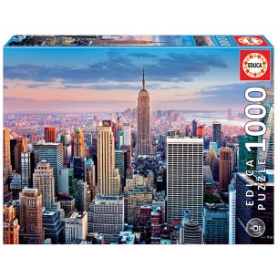 PUZZLE 1000 pcs - EDUCA Manhattan Nova York HDR