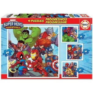 PUZZLE 12/16/20/25 pcs Super Hero - EDUCA