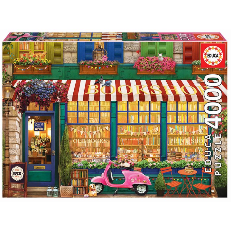 PUZZLE 4000 pcs Livraria Antiga - EDUCA