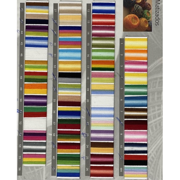 Linha PALMEIRA para Croché Nº6/12 100grs matizada-0