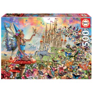 PUZZLE 500 pcs Fadas e Borboletas - EDUCA