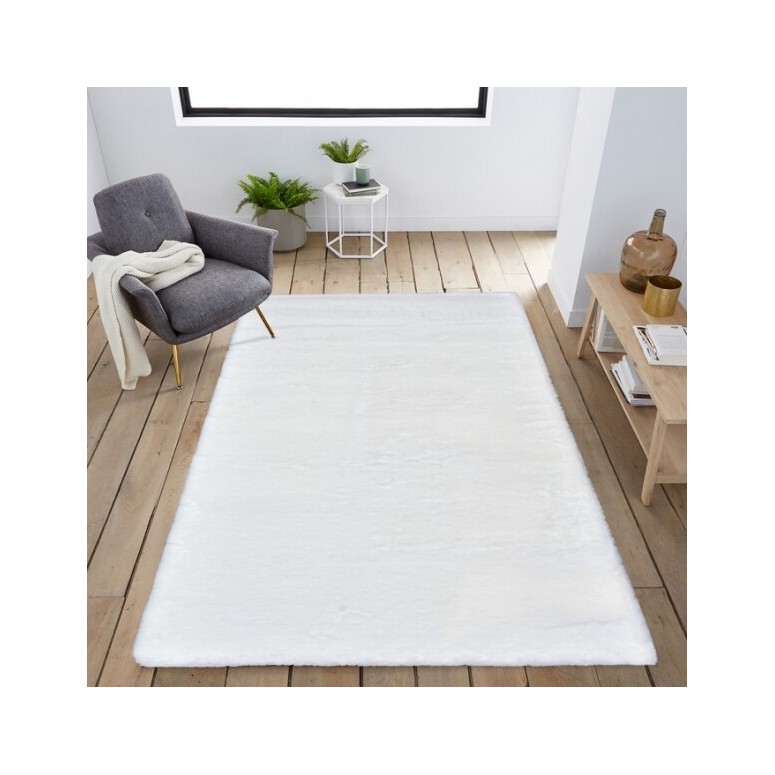 Tapete Bunny Ivory Branco 60x110cm