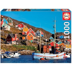 PUZZLE 1000 pcs Casas Nórdicas - EDUCA