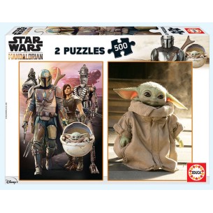 PUZZLE 2x500 pcs Mandalorian - EDUCA