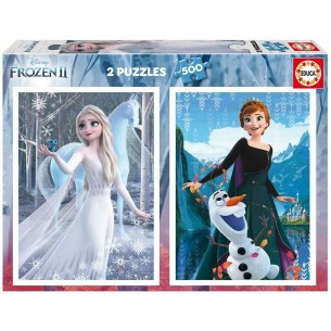 PUZZLE 2x500 pcs Frozen - EDUCA