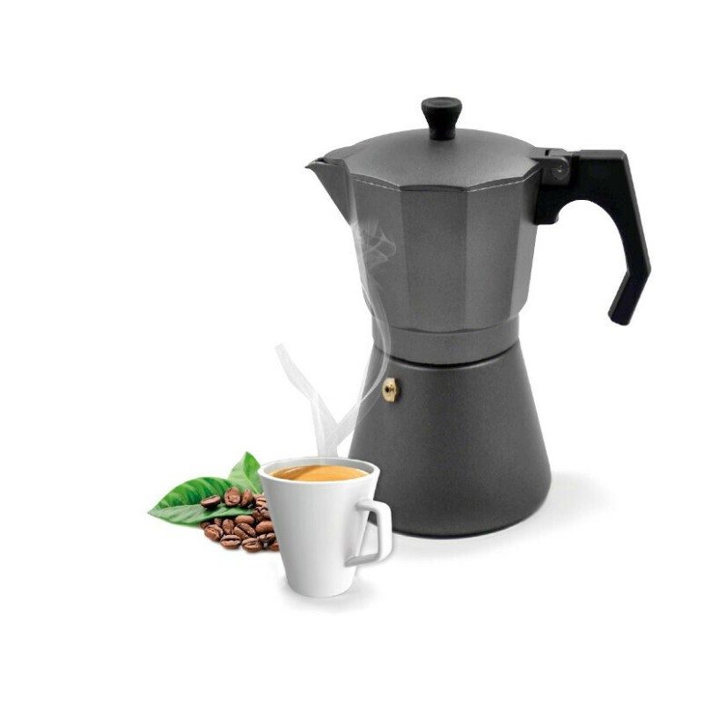 Cafeteira Expresso 3 Chávenas Aluminio Indução Blaki