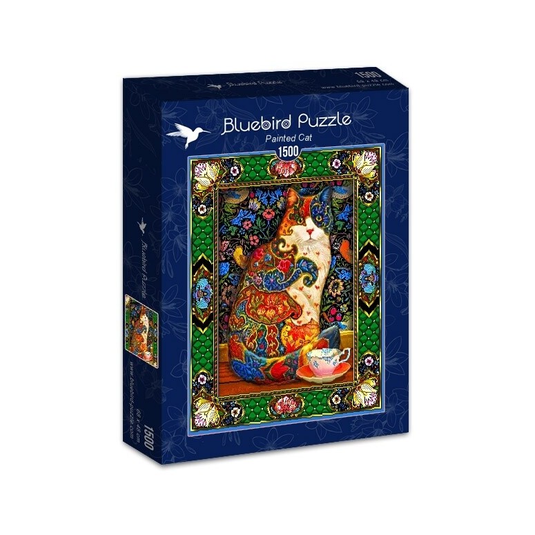 PUZZLE 1500 pcs - Gato Pintado - BLUEBIRD