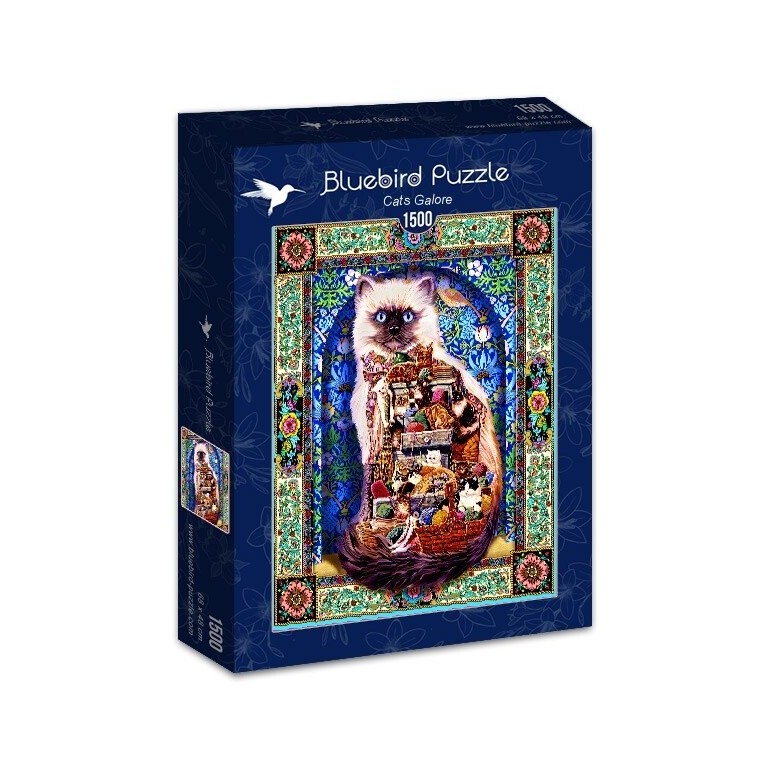 PUZZLE 1500 pcs - Cats Galore - BLUEBIRD