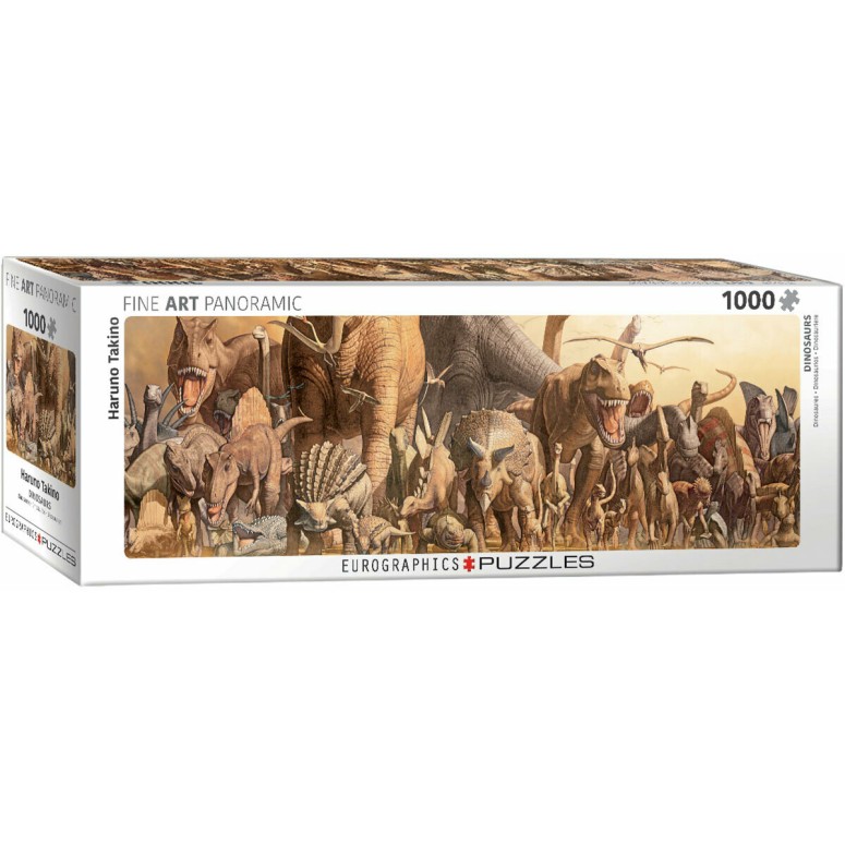 PUZZLE 1000 pcs Dinossauros- Eurographics