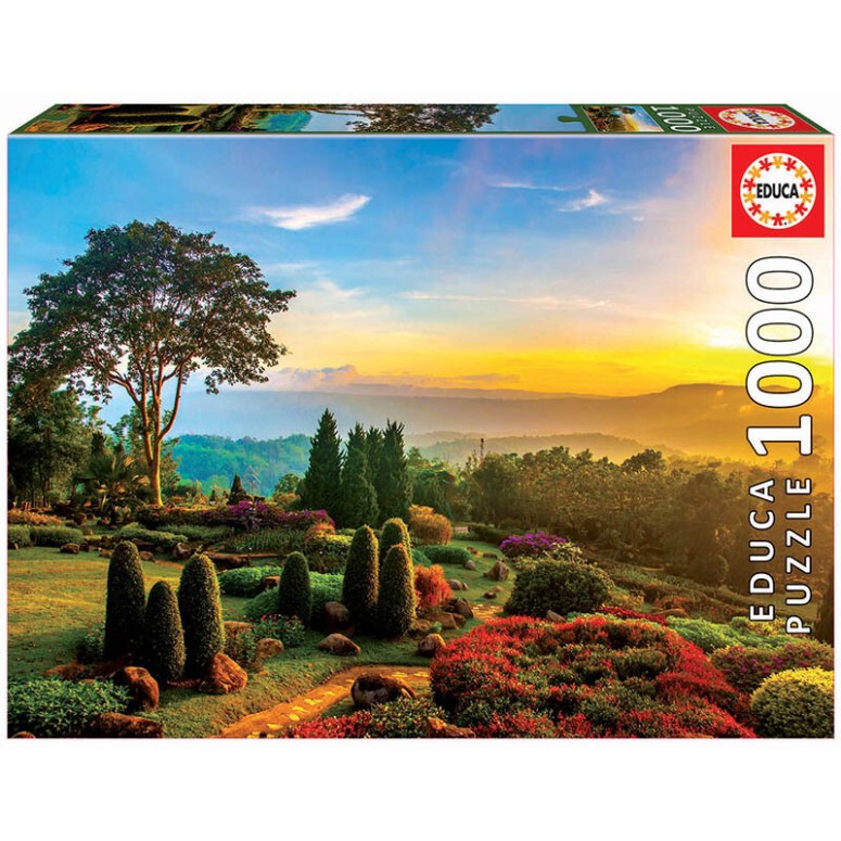 PUZZLE 1000 pcs Jardim Maravilhoso - EDUCA