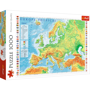 PUZZLE 1000 pcs - Mapa da Europa - TREFL
