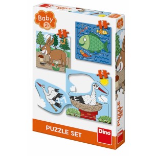 BABY PUZZLES Onde Vivem Animais - DINO