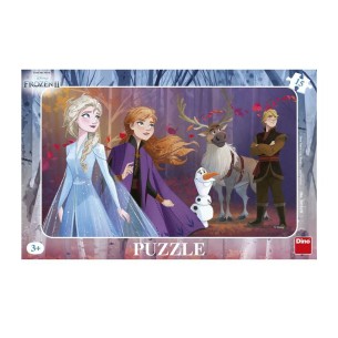 PUZZLE Frame 15 pcs - Frozen II - DINO