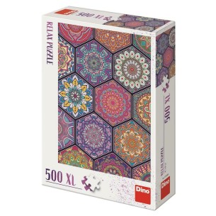 PUZZLE 500 pcs XL Relax - Mandalas - DINO