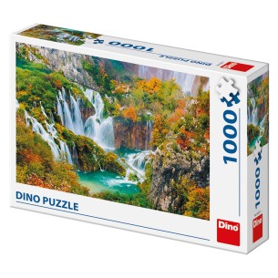 PUZZLE 1000 pcs - Lago de Plitvice - DINO