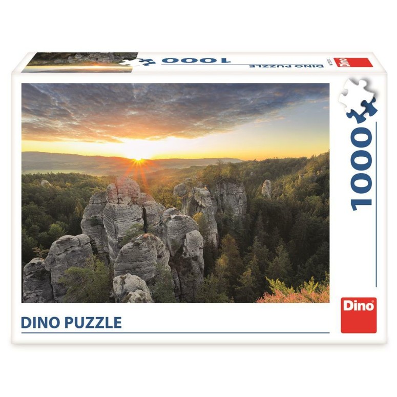 PUZZLE 1000 pcs - Montanhas Rochosas - DINO-1