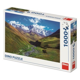 PUZZLE 1000 pcs - Montanha Shkhara - DINO