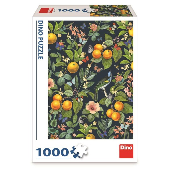 PUZZLE 1000 pcs - Laranjas e Flores - DINO-1