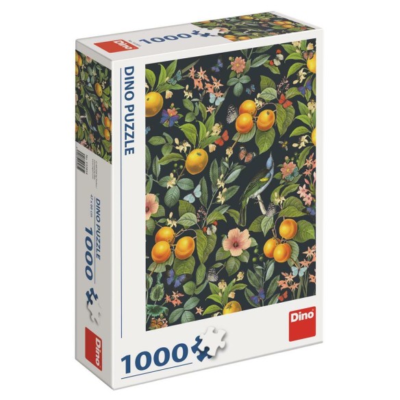 PUZZLE 1000 pcs - Laranjas e Flores - DINO-2