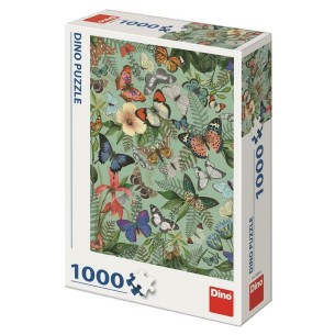 PUZZLE 1000 pcs - Prado de Borboletas - DINO