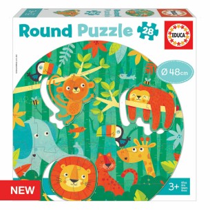 PUZZLE ROUND 48 pcs - A Selva - EDUCA