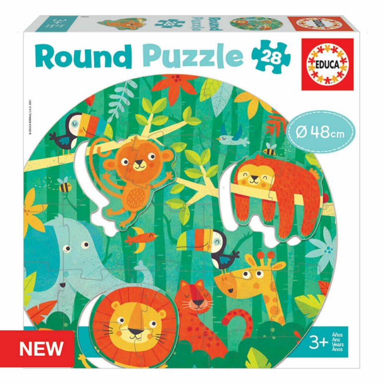 PUZZLE ROUND 48 pcs - A Selva - EDUCA